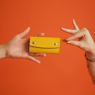 ＜Kiichi＞ Shade系列 鑰匙包/黃色