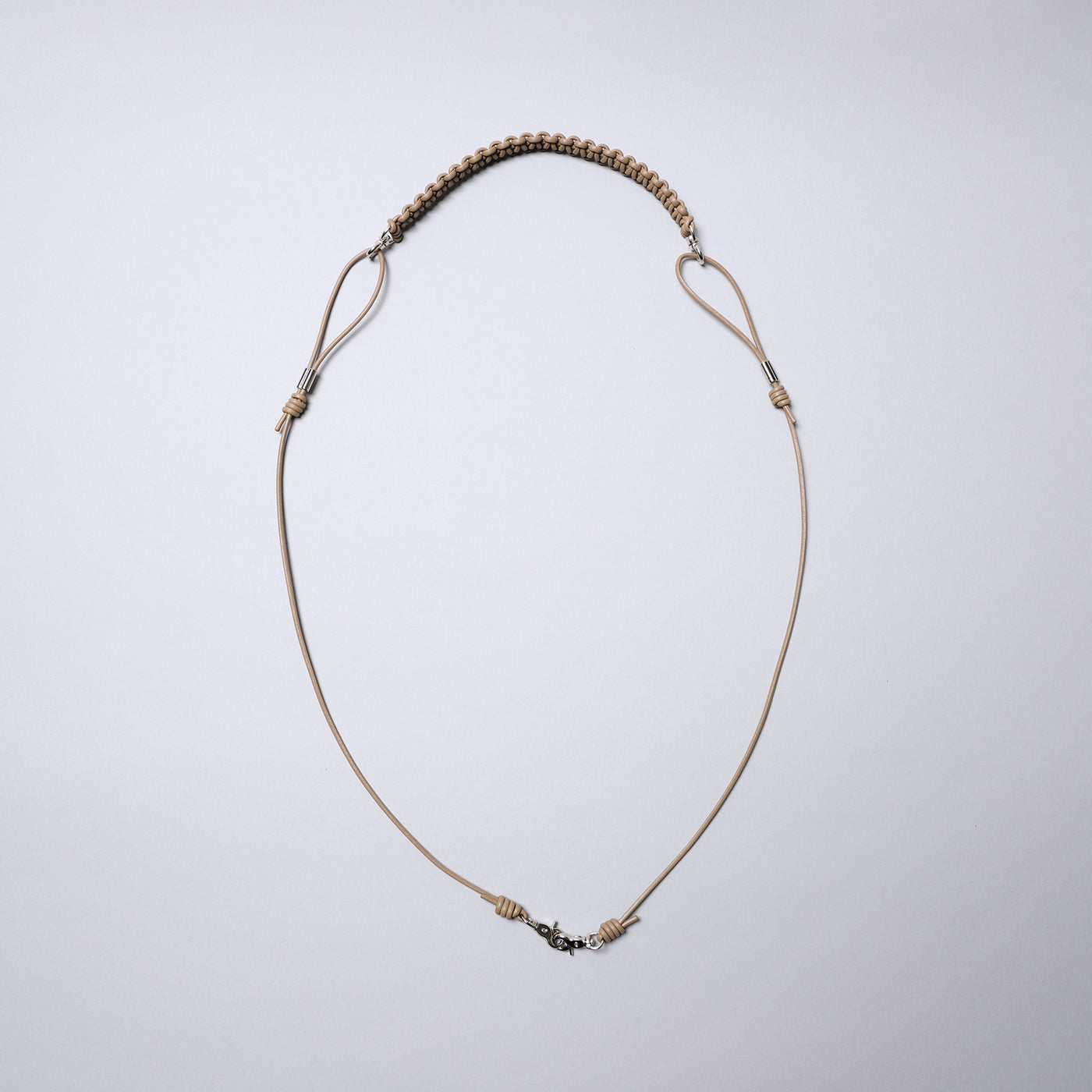 <SENTI FLATTER THE SENSES> Leather Blade Multi Strap / Black