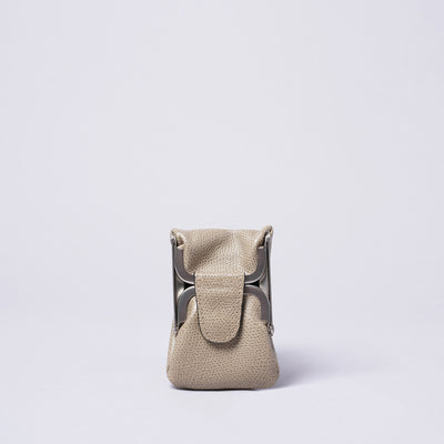 ＜ソポ＞W-GAMA PURSE-SLIM-DEG/VAL/ダークグレー