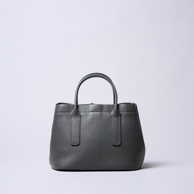 <itten-itten> Leather Mini Tote (w/ D) / Pale Green