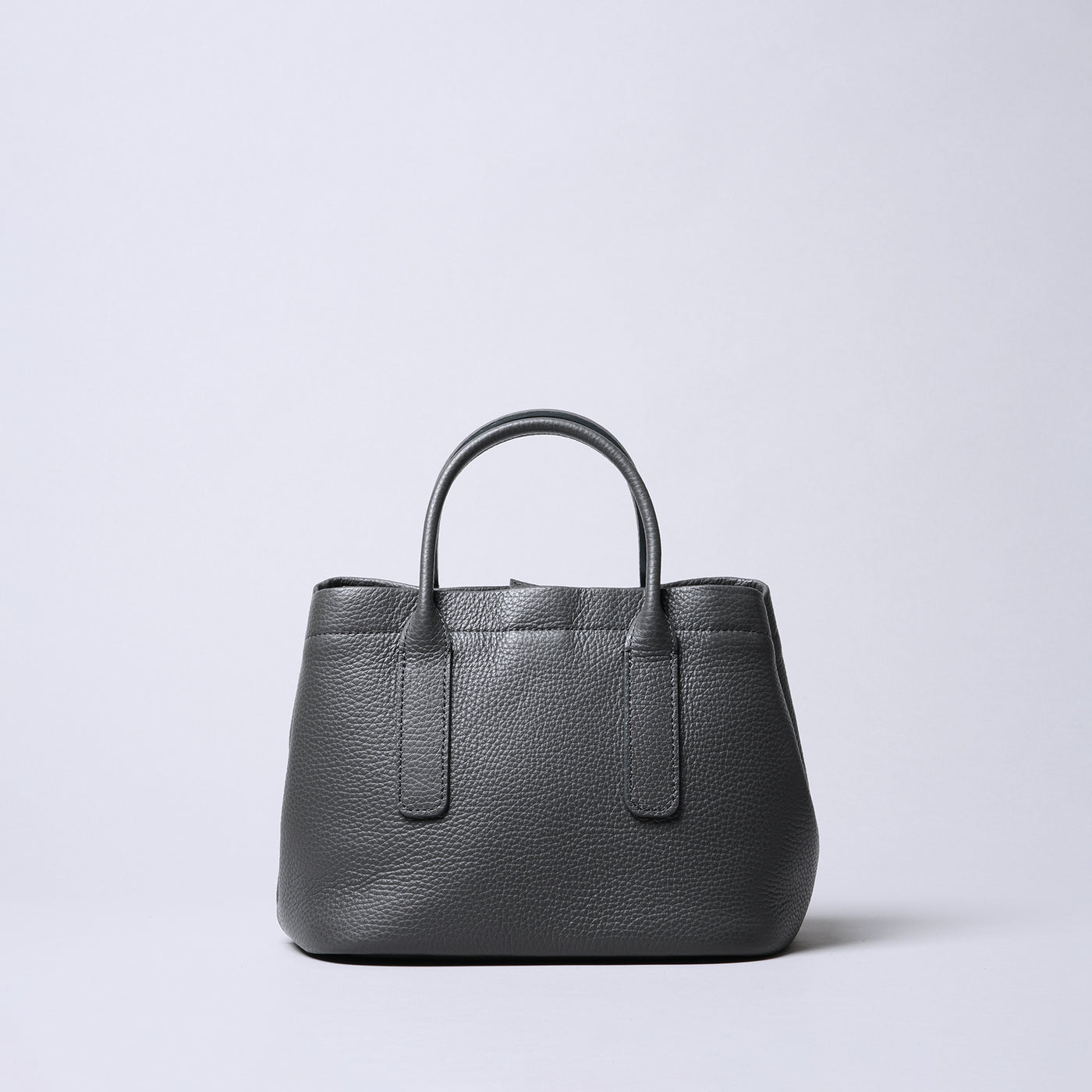 <itten-itten> Leather Mini Tote (w/ D) / Oak