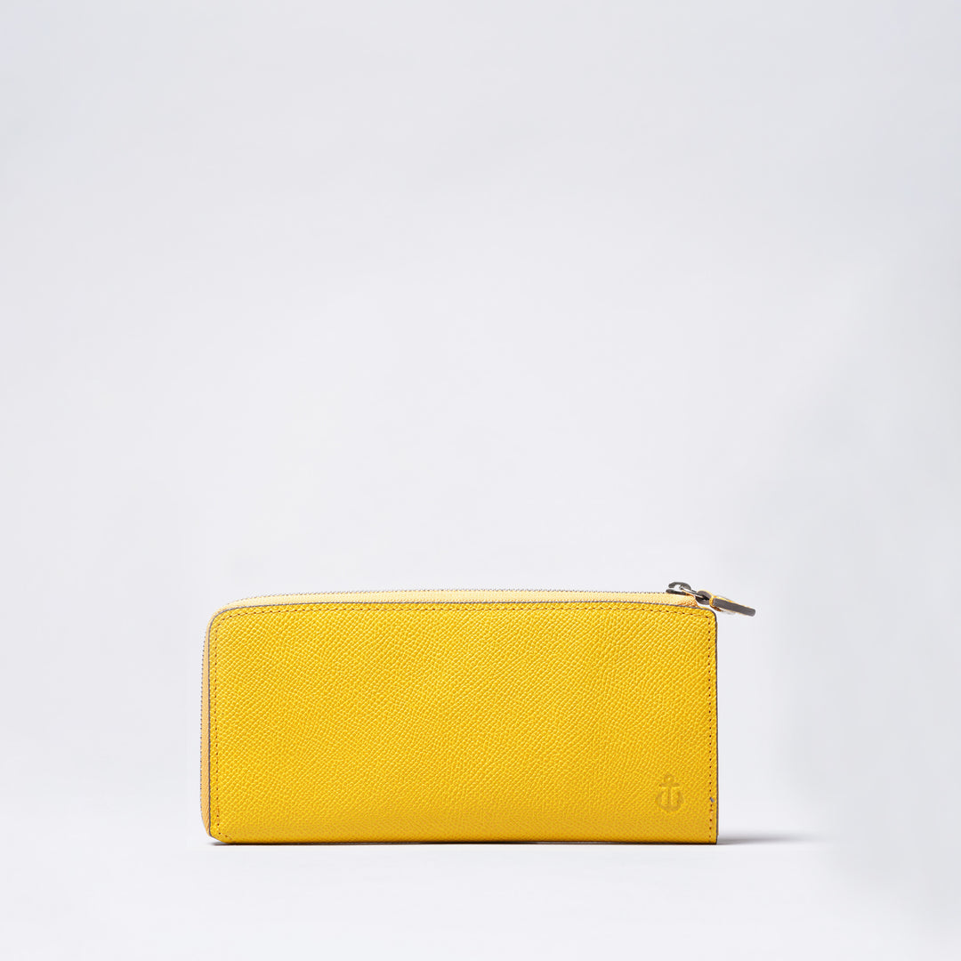 Shade Series Long Wallet (L-Zip) / Yellow | テーーマteema