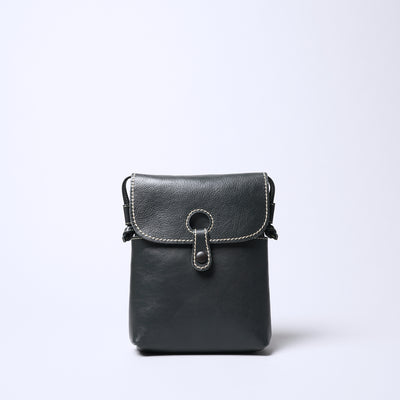 ＜Laisser Faire＞Wolf 隨身迷你斜背包/藏青色