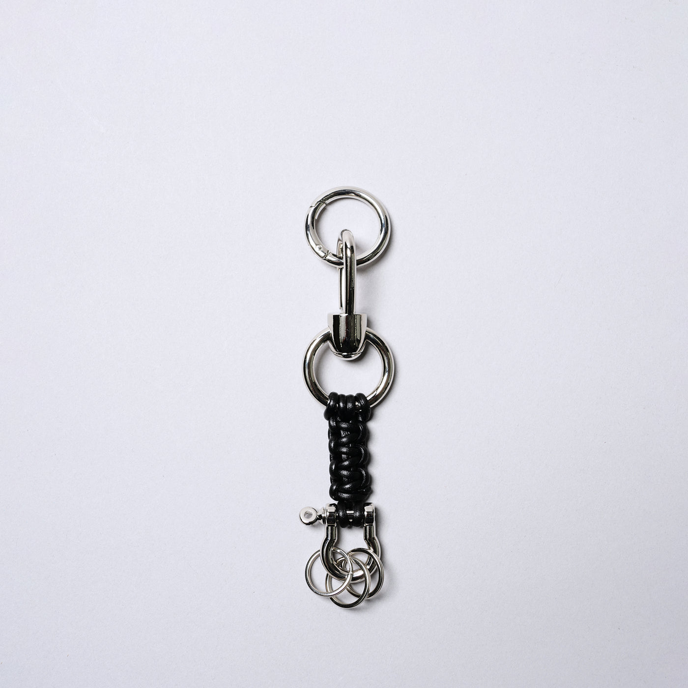 <SENTI FLATTER THE SENSES> Leather Blade Key Chain / Camel