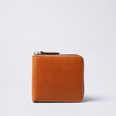 ＜スロウ＞herbie -round short wallet-/ブラック