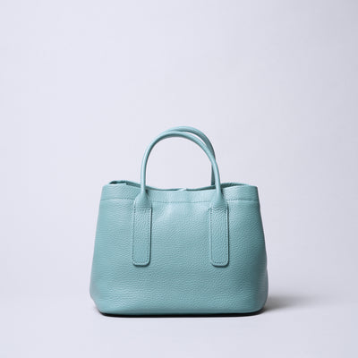 <itten-itten> Leather Mini Tote (w/ D) / Terracotta