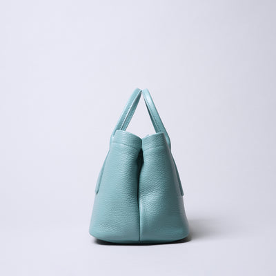 <itten-itten> Leather Mini Tote (w/ D) / Yellow