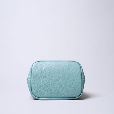 <itten-itten> Leather Mini Tote (w/ D) / Pale Green