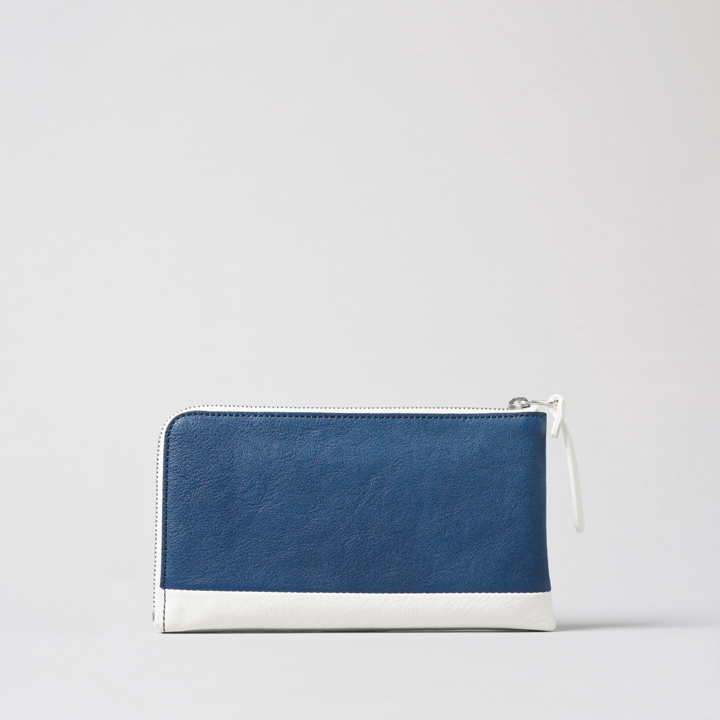 <numeri> Sottile Bi-Color L Zipper Long Wallet / Red x Navy