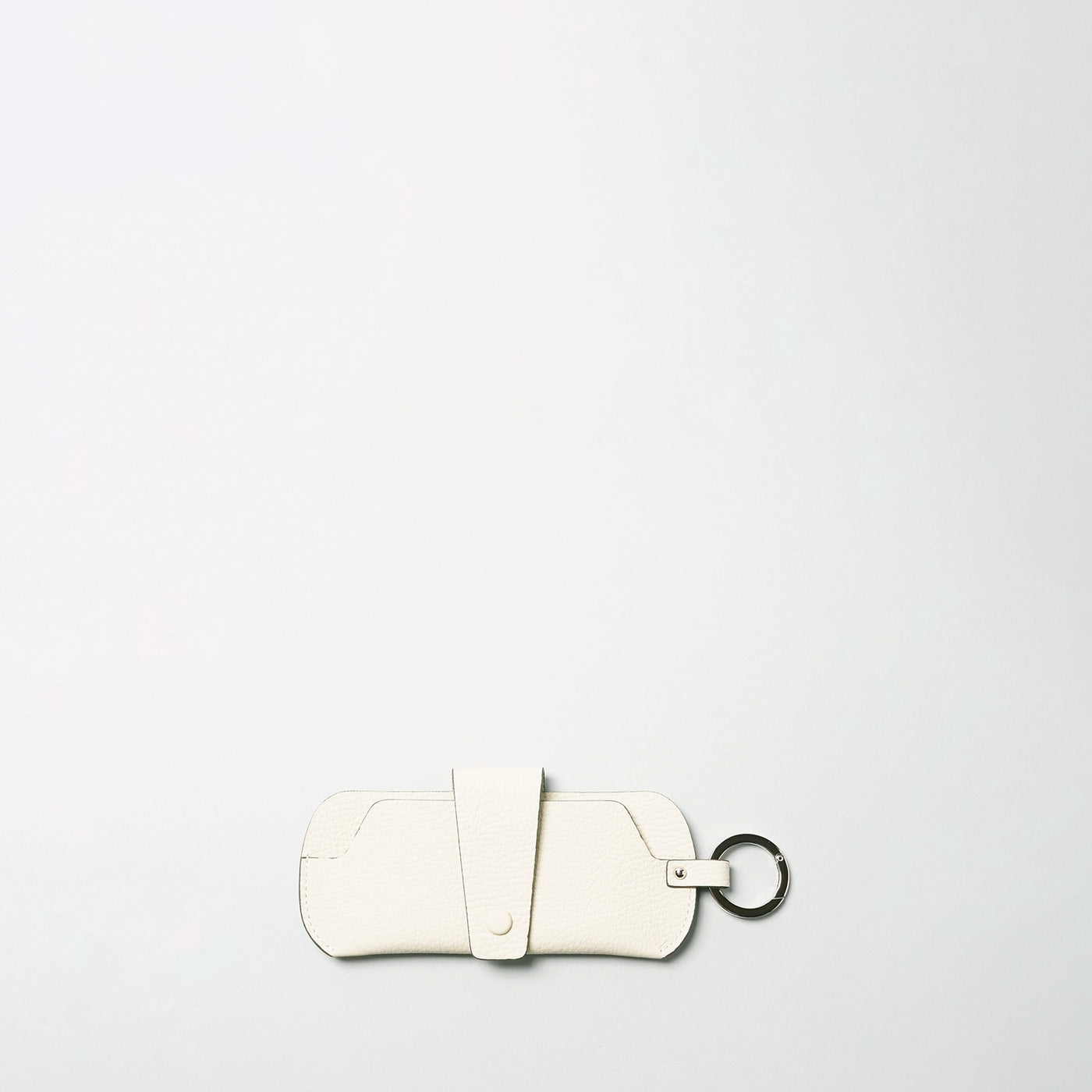 ＜kobe leather＞Glasses case / Greige