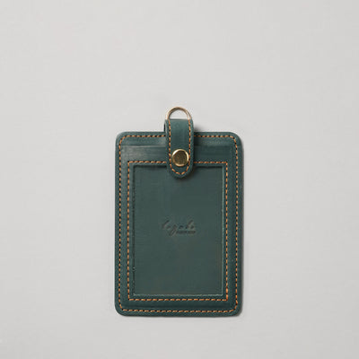 <lezali> Italian Leather ID Case (Vertical) / Rasberry