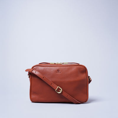 ＜キソラ＞オリーブヌメ ミニショルダー/BRN (ブラウン)