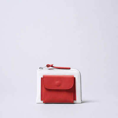 <numeri> Sottile Mini Bi-Color / White x Red