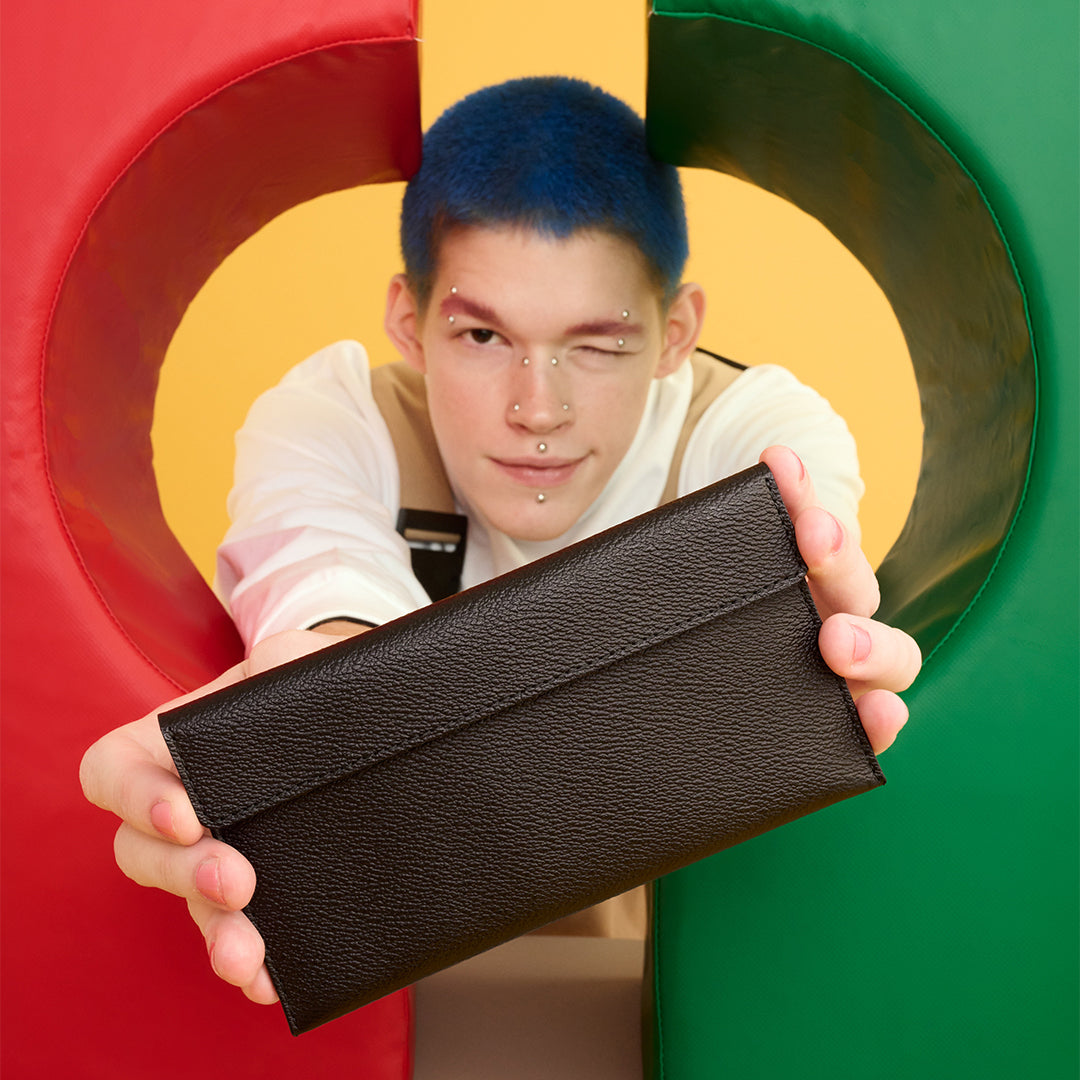 <sugata> Long Wallet / Layers / Black