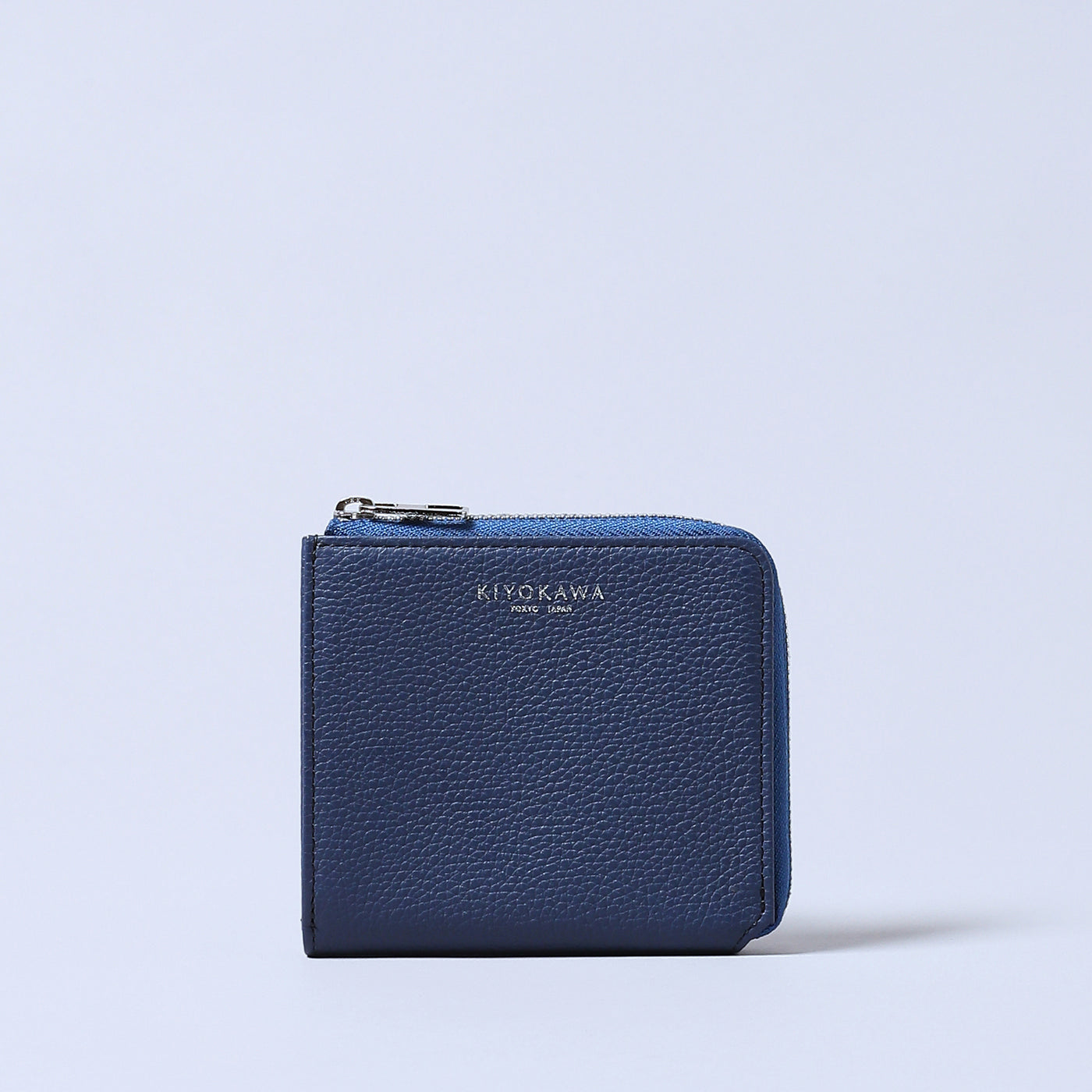＜KIYOKAWA＞［SOPHIE］L zip wallet/藍色