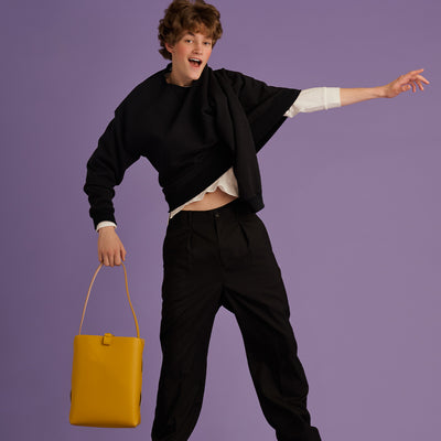 <FABRIK> BOCHS / A4 MULTI TOTE / Mustard