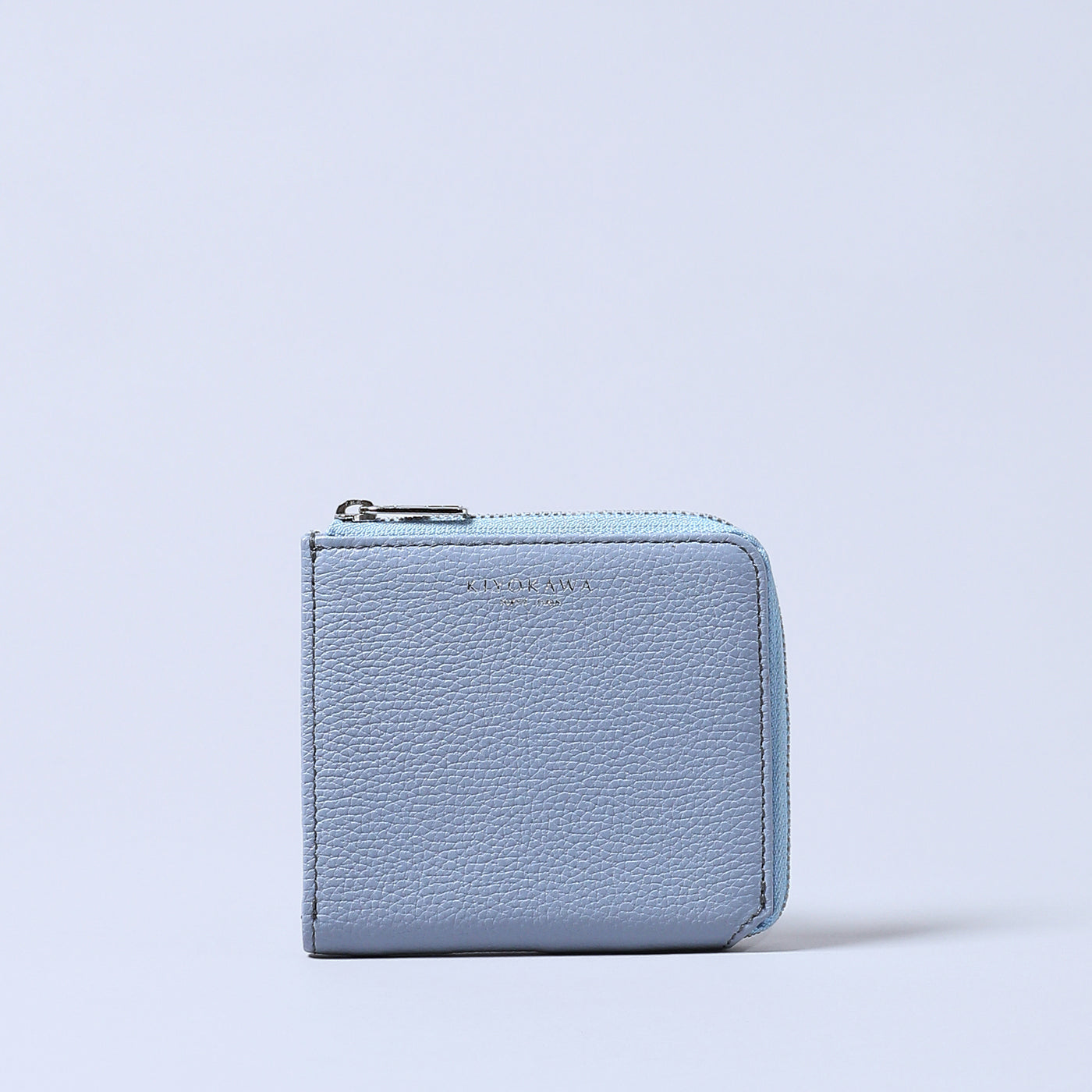 ＜KIYOKAWA＞［SOPHIE］L zip wallet/藍色
