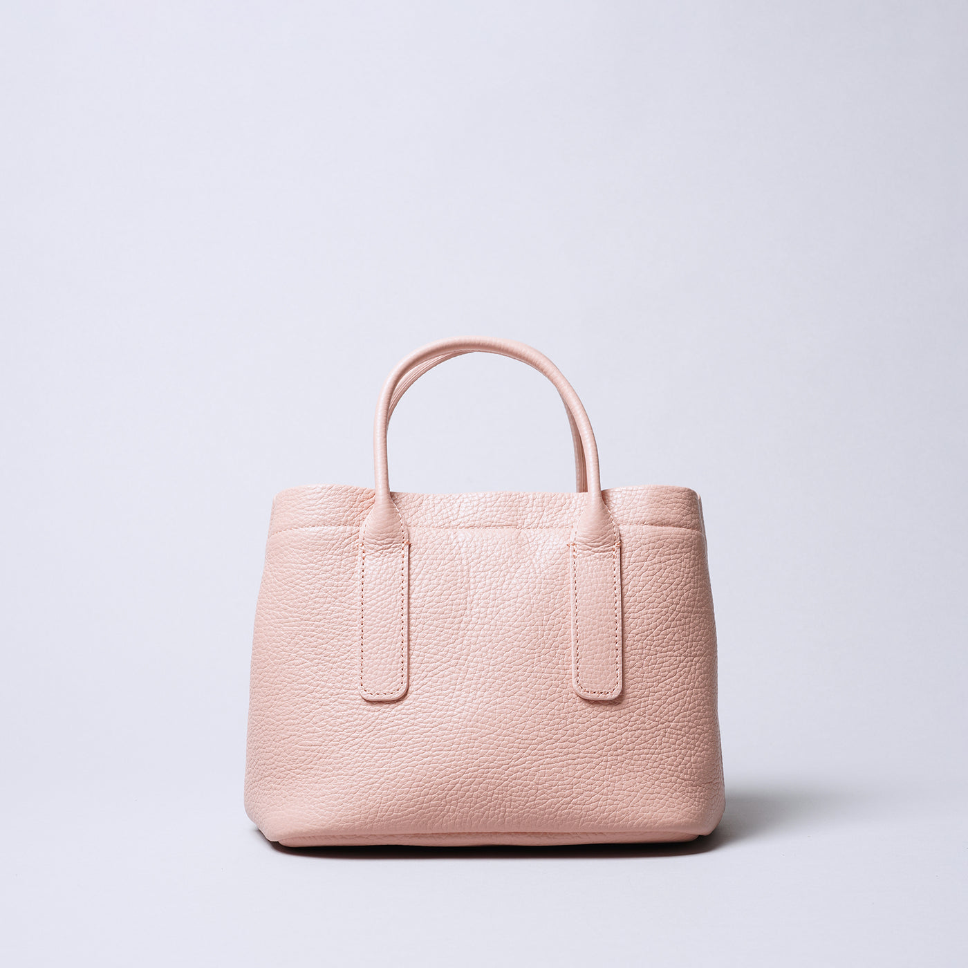 <itten-itten> Leather Mini Tote (w/ D) / Warm Beige