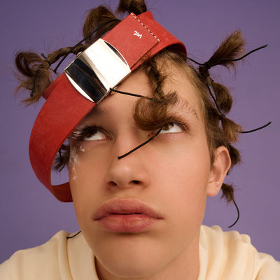 ＜moja kwa moja＞GI腰帶/紅色