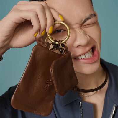 ＜DELIFE＞Multistrap&pouch/棕色