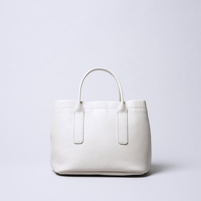 <itten-itten> Leather Mini Tote (w/ D) / Warm Beige