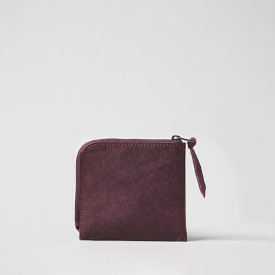 <LITSTA> Compact Wallet Half / Coral Pink