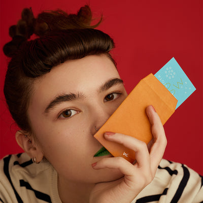 ＜モジャカワ＞ envelope ケース S/オレンジ