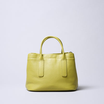 <itten-itten> Leather Mini Tote (w/ D) / Oak
