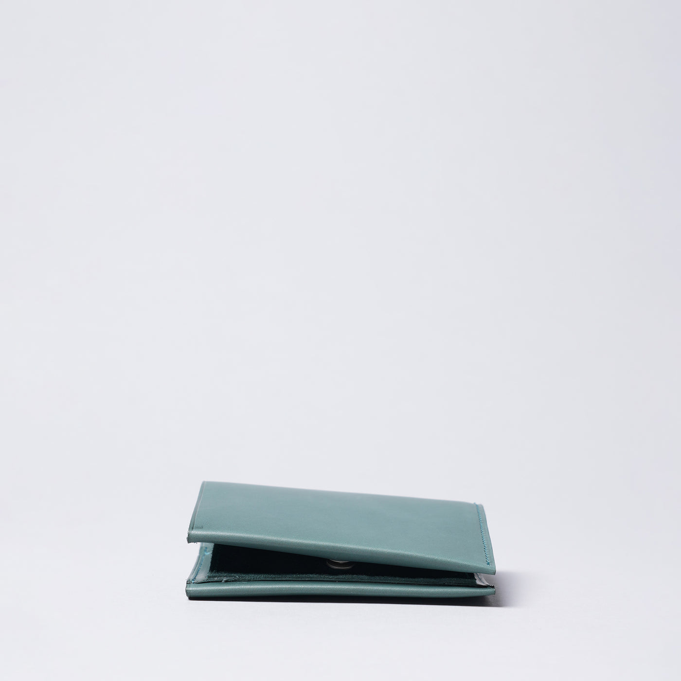 ＜ASUMEDERU＞二折式錢包/綠色
