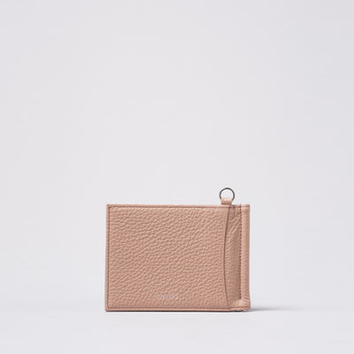 <CALDO tokyo japan> CROSSOVER Money Clip Wallet / Pink Gray