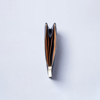 ＜CRAFSTO＞Bridle Leather 多夾層卡夾【8 Pockets】/藏青色