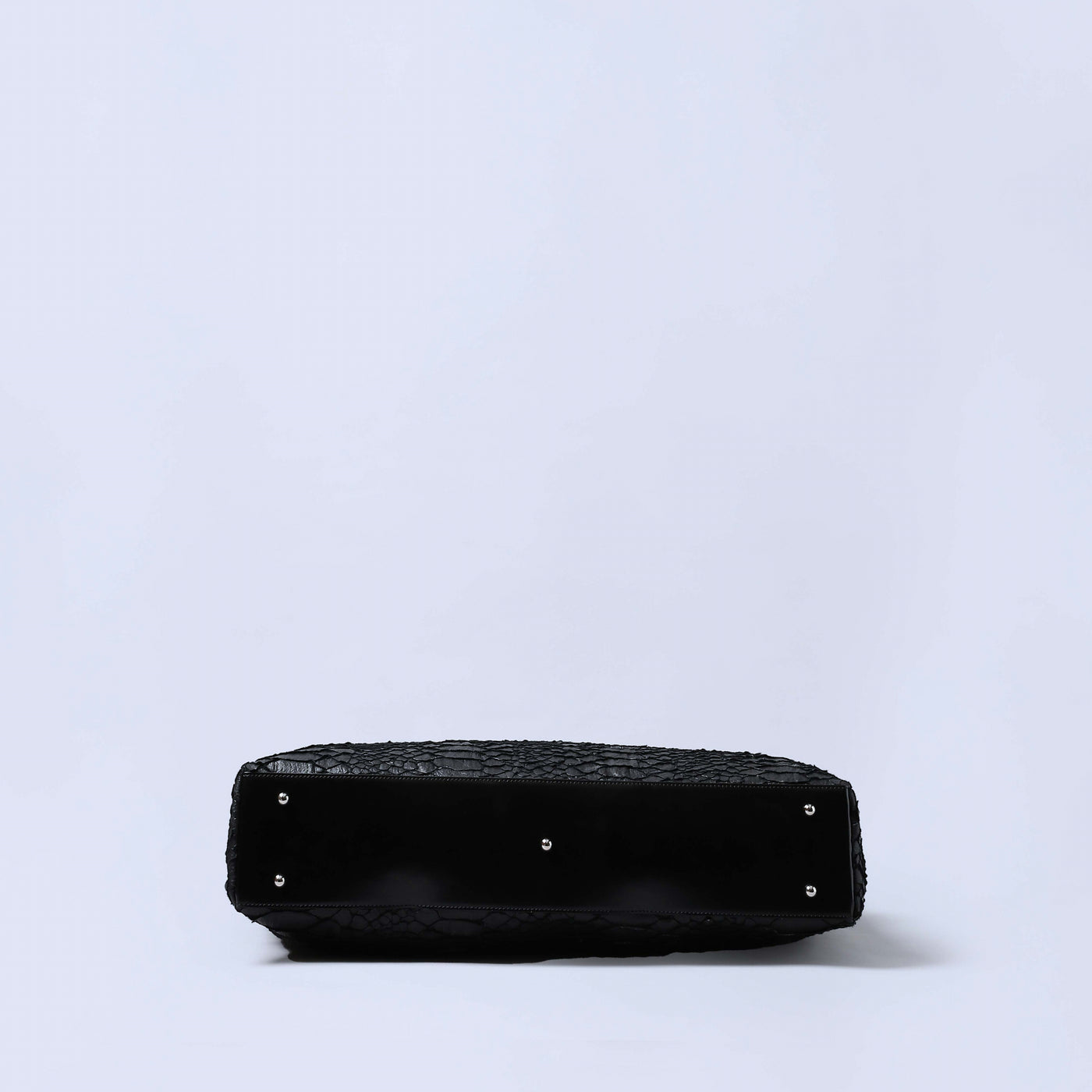 ＜Coquette＞Large Tote Bag（Snake Wool)/黑色