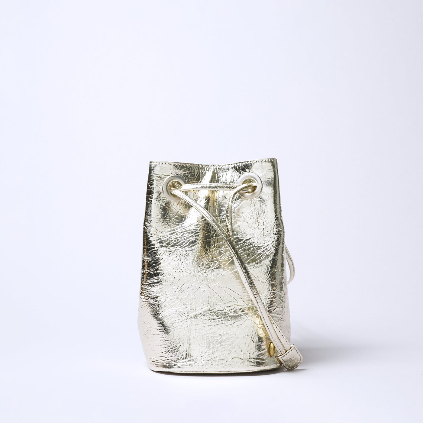 ＜コケット＞Bohemeシャイニー（巾着バッグ）/ブラック