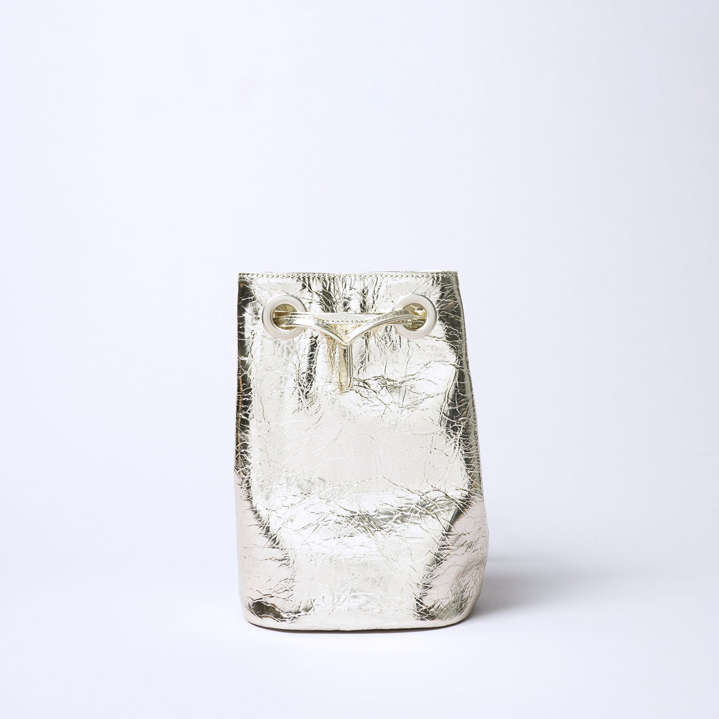 ＜コケット＞Bohemeシャイニー（巾着バッグ）/ブラック