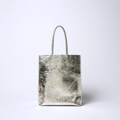 <Coquette> Leather Tote (Shiny) / Black