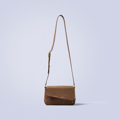 ＜Coquette＞NOA（肩背包）/棕色