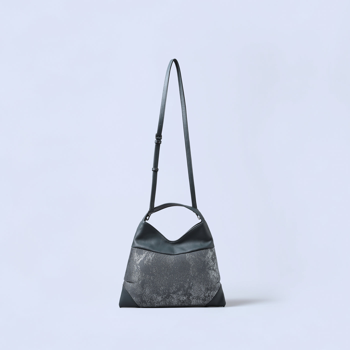 ＜ESTINE＞Oblique系列 兩用型肩背包/灰色