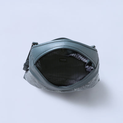 ＜ESTINE＞Oblique系列 兩用型肩背包/黑色