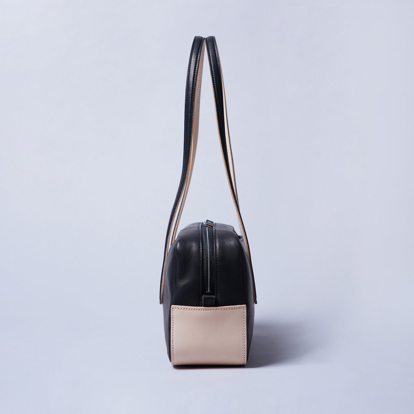<ESTINE> Logical Series Leather East West Bag / Black