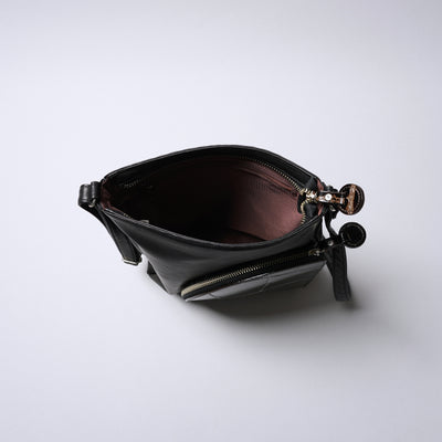 ＜リアルマインド ブラックレーベル＞アポロン 縦型ショルダーバッグ/ブラック