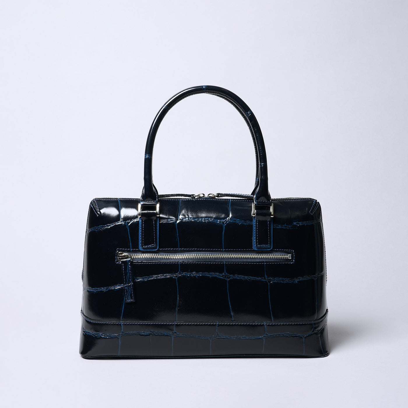 ＜リアルマインド ブラックレーベル＞プリマボルサ ブガッティ型トートバッグ/ネイビー