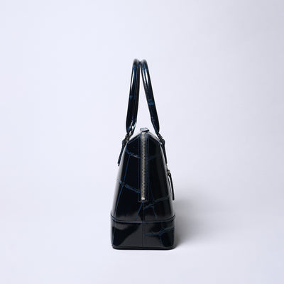 ＜リアルマインド ブラックレーベル＞プリマボルサ ブガッティ型トートバッグ/ネイビー