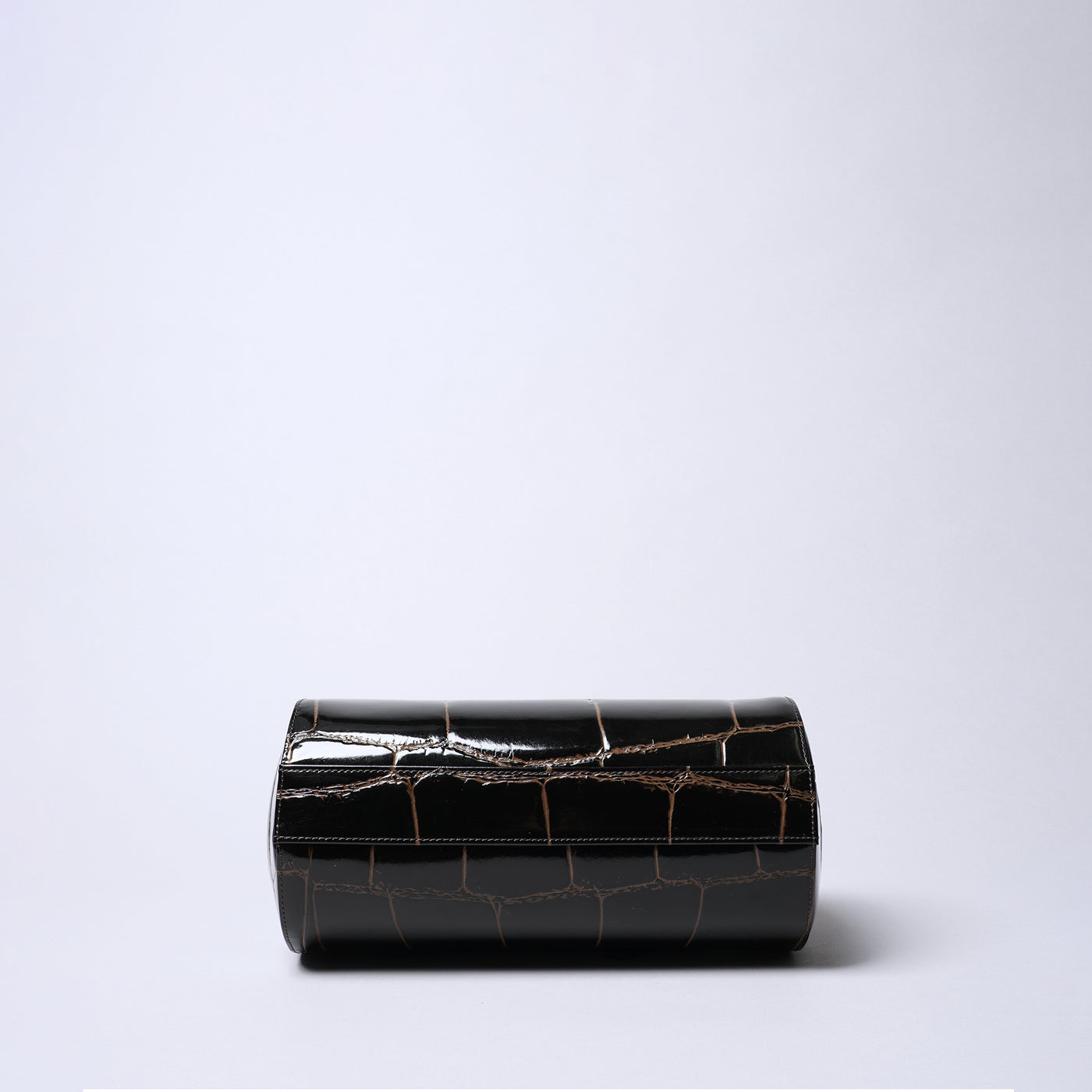 ＜リアルマインド ブラックレーベル＞プリマボルサ 筒形ショルダーバッグ/チョコ