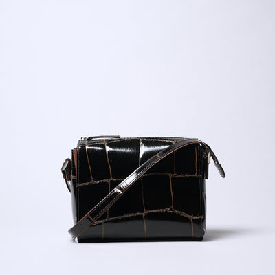 ＜リアルマインド ブラックレーベル＞プリマボルサ　ショルダーバッグ/チョコ