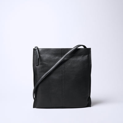 <REAL MIND BL> Fika Thin Gusset Shoulder Bag / Grey