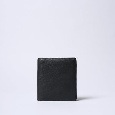 <SENTI FLATTER THE SENSES> Multi Storage Bi-Fold Wallet / Black