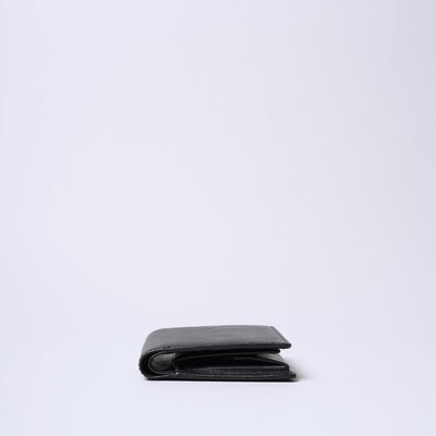 <SENTI FLATTER THE SENSES> Multi Storage Bi-Fold Wallet / Black