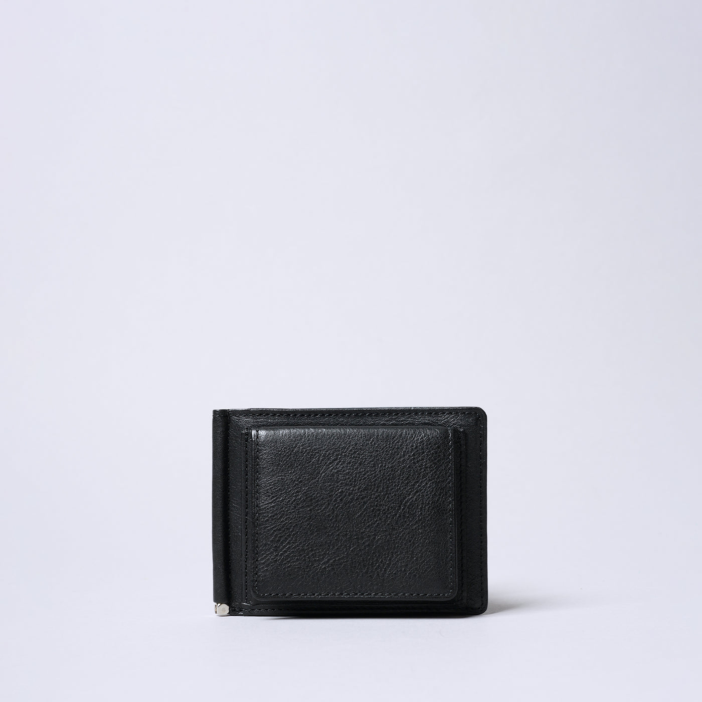 <SENTI FLATTER THE SENSES> Bill Clip & Coin Wallet  / Black