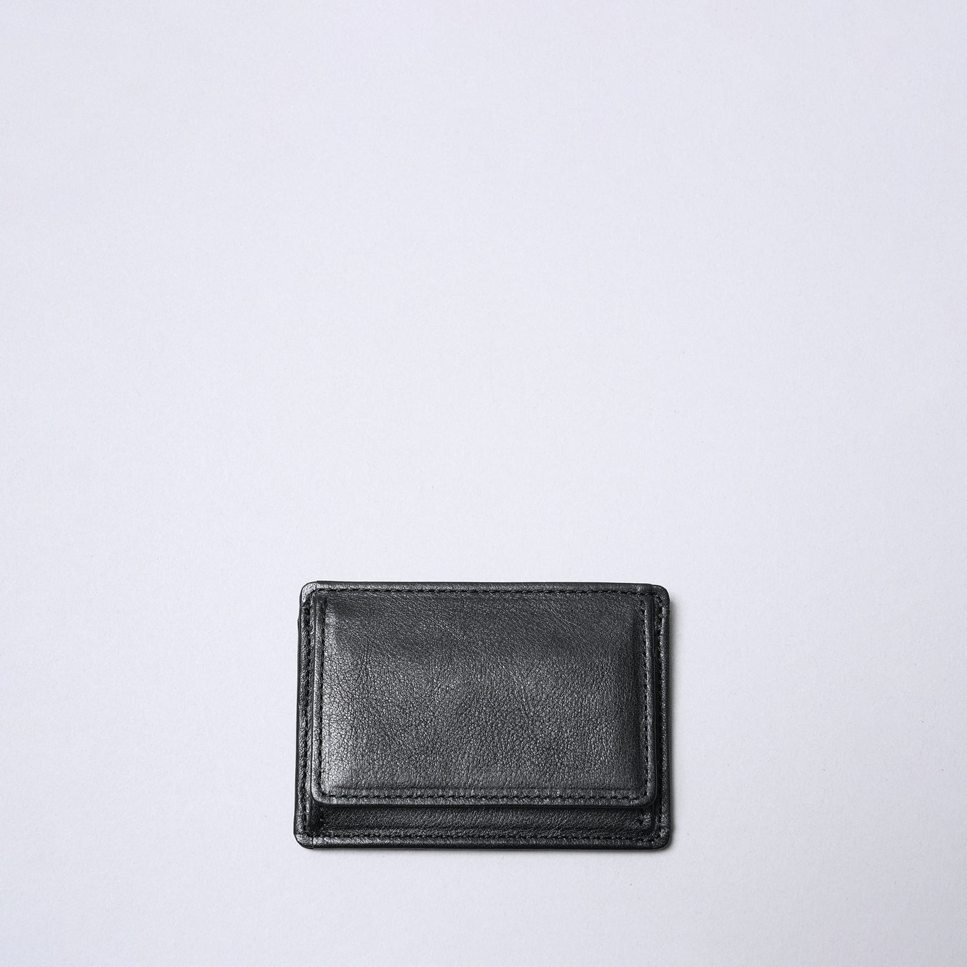 <SENTI FLATTER THE SENSES> Coin & Card Wallet / Black