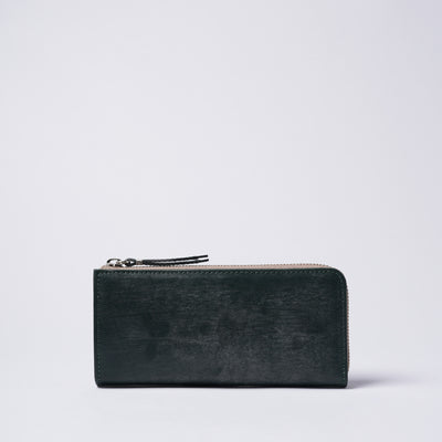 <SLOW> bridle -L Zip long wallet- / Black